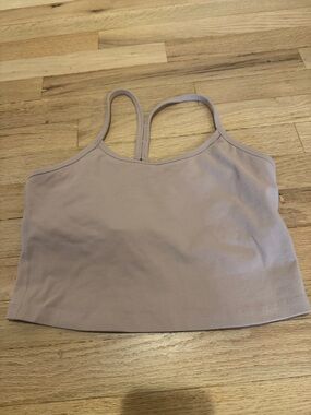 Beyond Yoga Mauve Strappy Sports Crop